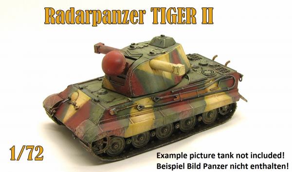 GEBO72085 Tiger II Ausf. C Turm mit Radar